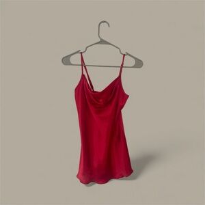 Elegant Red Women's Camisole Top